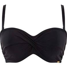 Anya Riva Bandeau Bikini Top - Black
