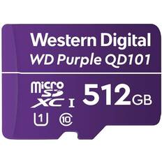 512 Go Cartes Mémoire & Clés USB Western Digital Carte microSDXC WD Purple SC QD101 512 Go