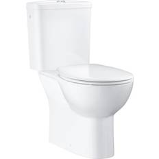 Grohe Bau Ceramic Set wc combinato con cassetta e copriwater softclose, rimless, bianco alpino 39346000