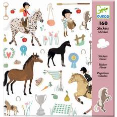 Dyr Klistremerker Djeco Stickers Horses