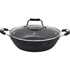 Non-stick Shallow Casseroles Scoville Neverstick with lid 2.3 L 28 cm