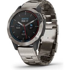 Garmin Quatix 6 47 mm Gris Titane 132-215 mm Argent 1.3" 32 Go Bluetooth Wi-Fi ANT+ANT 120 g