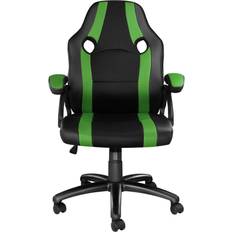 tectake Benny Gaming Chair - Black/Green