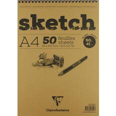 A4 90g papir Clairefontaine Sketching Pad A4 90g 50 sheets