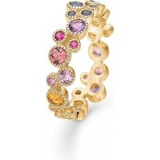 Citrine Rings Mads Z Poetry Luxury Rainbow Ring - Gold/Multicolour