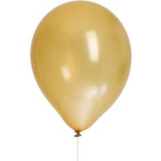 Nyår Latexballonger Hisab Joker Latex Ballon Metallic Gold 8-pack