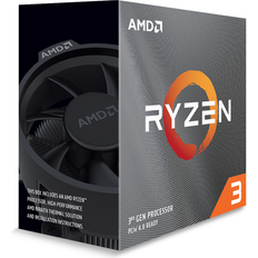 2.0 MB CPU's AMD Ryzen 3 3100 Wraith Stealth CPU 4 kernen 3.6 GHz AM4 Boxed (met koeler)