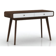 Domus Living Caitlin Walnut/White Skrivbord 50x120cm