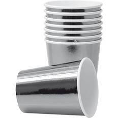 Paper Cup Silver 8-pack