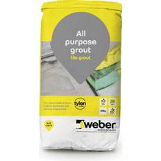 Weber pudsmørtel Weber Saint-Gobain Grout White Grey 25kg