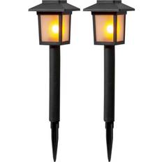 Battery Powered Bollards Star Trading Flame Mini Bollard 23cm 2pcs