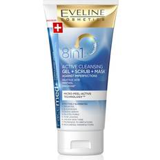 Eveline Cosmetics Facial Cleansing Eveline Cosmetics Facemed+ 8in1 Active Cleansing Gel+Scrub+Mask 5.1fl oz