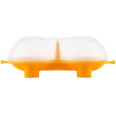 Godkendt til mikrobølgeovn Æggeredskaber InnovaGoods Oovi Double Egg Poacher Æggeredskab 8.5cm