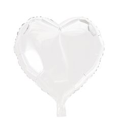 Nytår Tekst- & Temaballoner Hisab Joker Foil Ballon Heart White