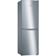 Fridge freezer 60cm wide Bosch KGN34NLEAG Stainless Steel, Silver, Grey