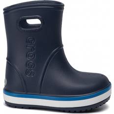 Regenlaarzen Crocs Kid's Crocband Rain Boot - Navy/Bright Cobalt