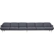 Aluminium Sofas Fritz Hansen Lune Sofa 443cm 6 Seater