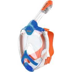 Wit Snorkelsets Seac Sub snorkelmasker Unica, S-M, blauw/oranje**