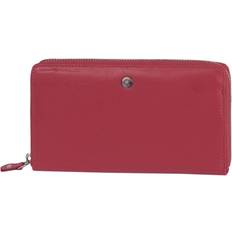 Greenburry Spongy Nappa Leather Ladies Wallet - Red