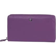 Greenburry Spongy Nappa Leather Ladies Wallet - Purple