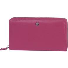 Greenburry Spongy Nappa Leather Ladies Wallet - Fuchsia