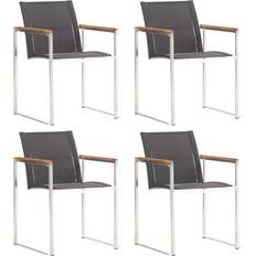 vidaXL 46516 4-pack Garden Dining Chair