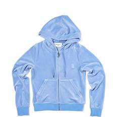 Juicy Couture Classic Velour Robertson Hoodie - Blue