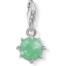 Thomas sabo månadssten smycken Thomas Sabo Charm Club Birth Stone May Charm - Silver/Green