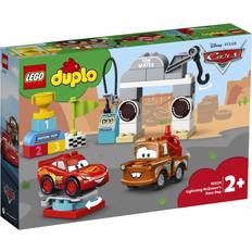 LEGO Pixars Bilar Leksaker LEGO Duplo Cars Lightning Mcqueens Race Day 10924