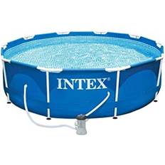 3.05 m Piscines Hors Sol Intex Metal Frame Pool Set Ø3.05x0.76m