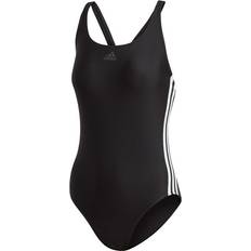 Adidas S Badedrakter adidas Athly V3-Stripes Swimsuit - Black/White