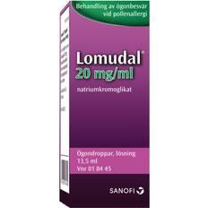 Lomudal ögondroppar Lomudal 20mg/ml 13.5ml 14ml Ögondroppar