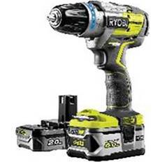 Ryobi Boormachines en schroevendraaiers Ryobi R18PDBL-220S klopboorschroevendraaier Accu inbegrepen