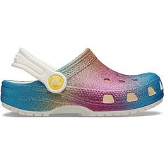 Crocs Kid's Classic Ombre Glitter - Oyster/Multi