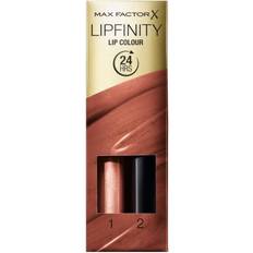 Brons Lipproducten Max Factor Lipfinity 2-Step Long Lasting Lipstick 191 Stay Bronze