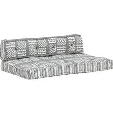Pallsoffa dynor Utemöbler vidaXL 287718 Stolsdyna Grå (120x80cm)