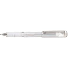 Pentel Hybrid K230-W White Rollerball Pen Set of 12 Pieces