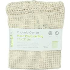 Bomull Nätkassar A Slice of Green Organic Cotton Mesh Produce Bag Medium - Nature