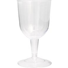 Plastic Wine Glasses - Wine Glass 16.2cl 8pcs