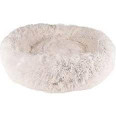 Flamingo Donut Fluffy Dog Bed