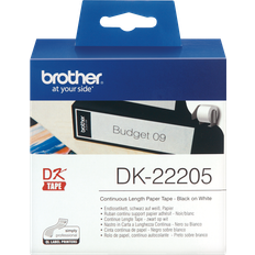 Cintas de etiquetar Brother DK Tape Black on White