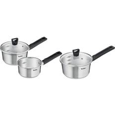 Tefal Cookware Sets Tefal Simpleo Stainless Steel Cookware Set with lid 3 Parts