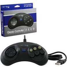 Game Controllers Retrolink Genesis Style USB Controller - Black
