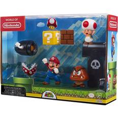 Super mario diorama JAKKS Pacific World of Nintendo Super Mario Acorn Plains