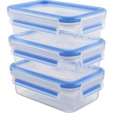 Bleu Boîtes alimentaires EMSA Clip & Close Boîte alimentaire 3pcs 0.55L