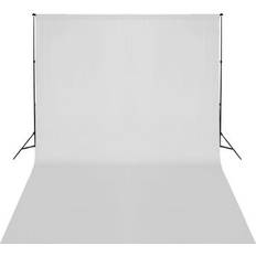 Coton Éclairages de Studio vidaXL Support de fond studio photo avec blanc 500x300 cm