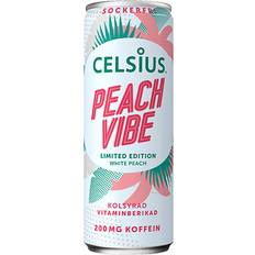 Persika Sport- & Energidrycker Celsius Peach Vibe 355ml 1 st