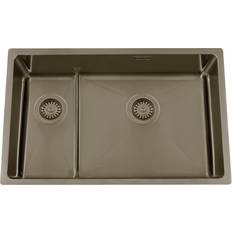 Pronssi Keittiön pesualtaat Nordic Tech Titan 73 KHX Kitchen Sink 778 x 440 mm