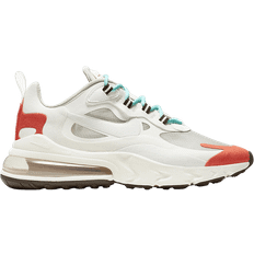 Nike Air Max 270 React W - Light Beige Chalk/Summit White/Team Orange/Platinum Tint