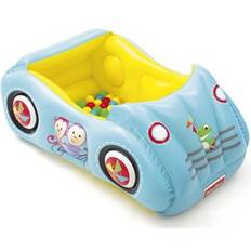 Plastleksaker Bollhavsset Bestway Fisher Price Inflatable Sports Car 25 Ball - 25 bollar